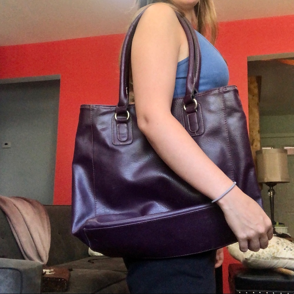 Eggplant Overnight/Tote Bag